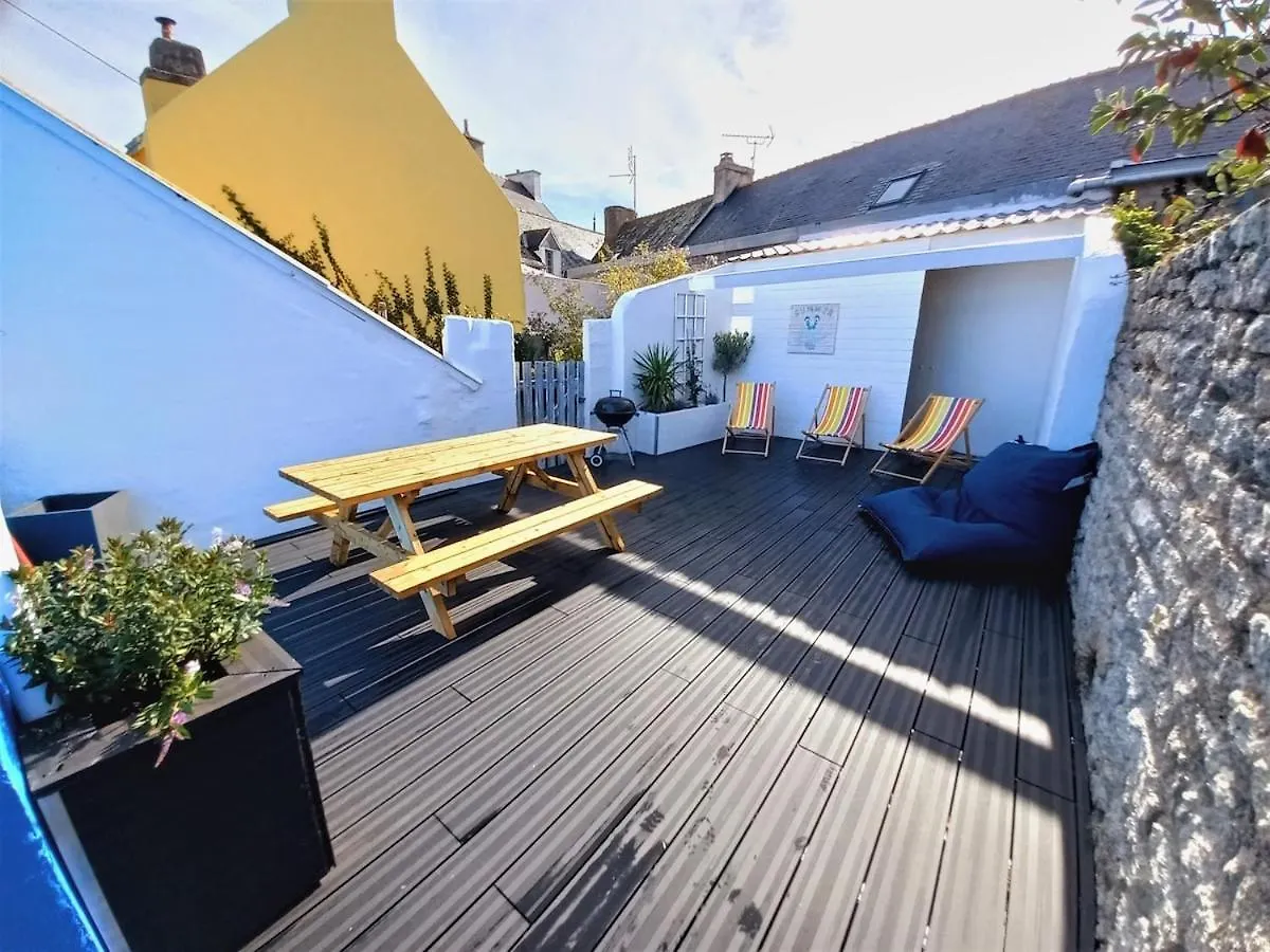 Au Calme, Maison En Pierres Proche De La Plage Guilvinec Casa de Férias